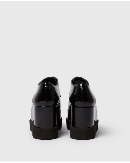 Stella McCartney Black Limited Edition Elyse Monochrome Platforms