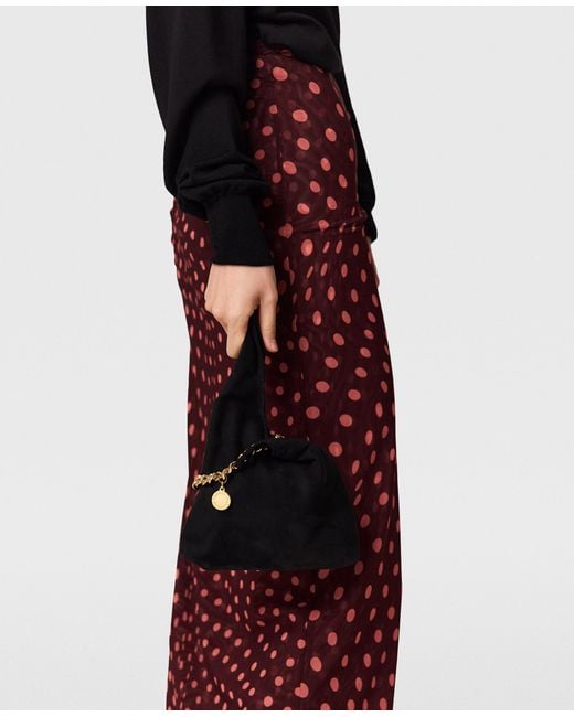 Stella McCartney Black Falabella Wristlet Bag