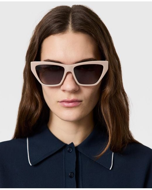 Stella McCartney Pink Exaggerated Cat-eye Sunglasses