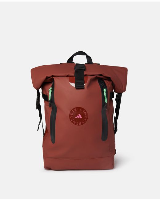 Stella McCartney Red Logo Backpack