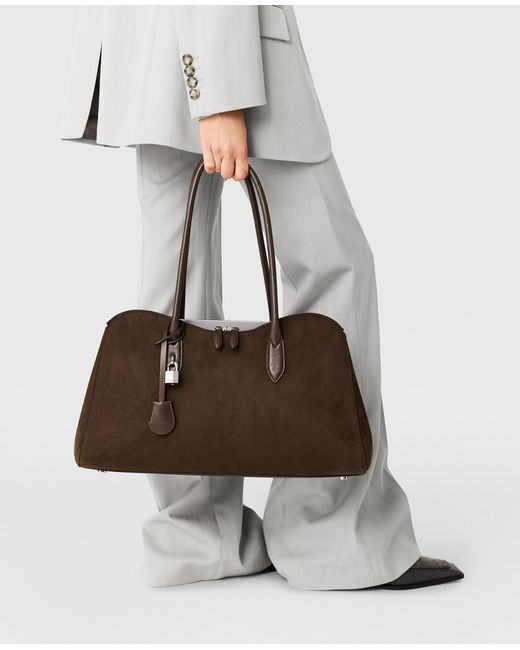 Stella McCartney Brown Ryder Open Tote Bag