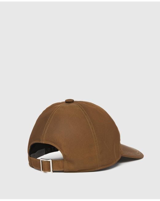 Stella McCartney Brown Logo Baseball Cap
