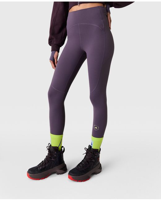 Stella McCartney Purple Truestrength 7/8 Yoga Leggings