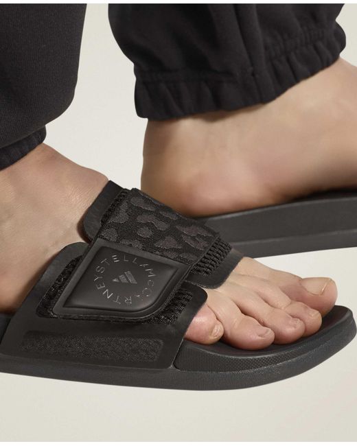 Stella McCartney White Logo Slides
