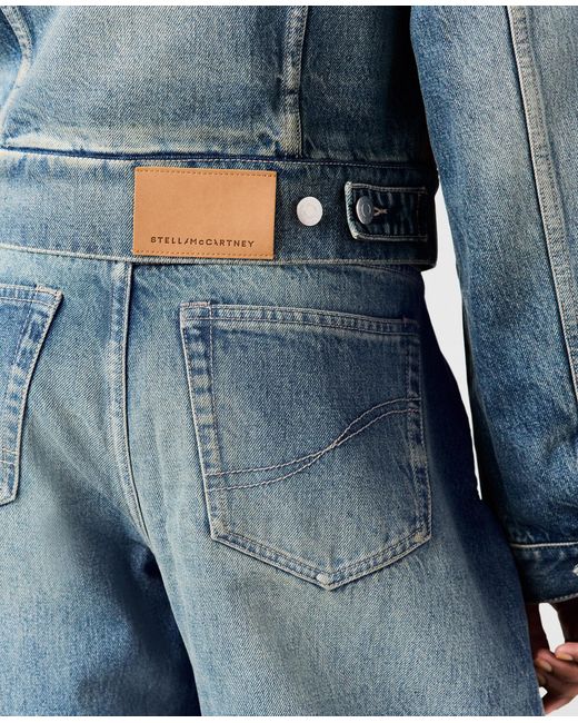 Stella McCartney Brown Corduroy Panel Curved Jeans
