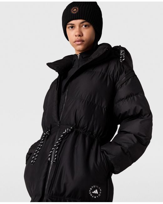 Stella McCartney Blue Truecasuals Long Padded Coat