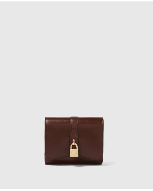 Stella McCartney Brown Ryder Trifold Wallet