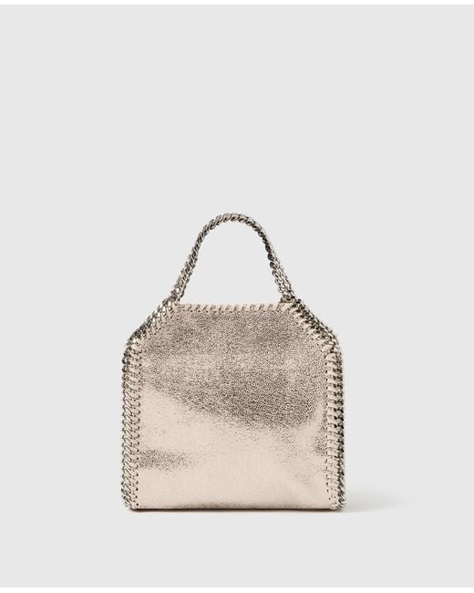 Stella McCartney Natural Falabella Tiny Shoulder Bag