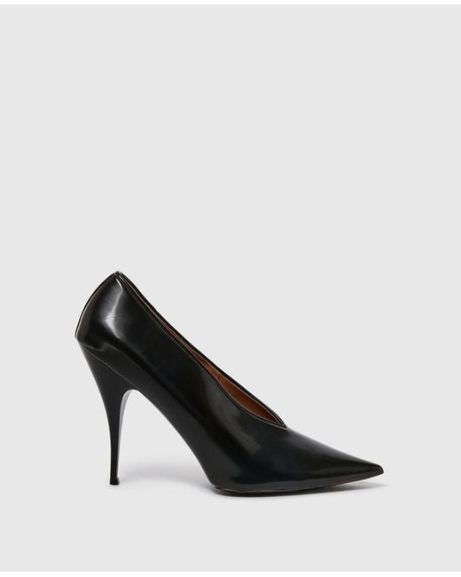Stella McCartney Black Plateau Platform Pumps