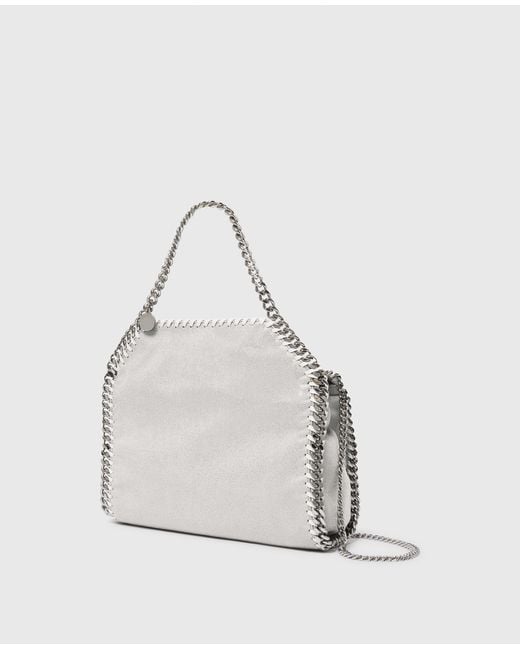 Stella McCartney White Falabella Mini Tote Bag Airlite