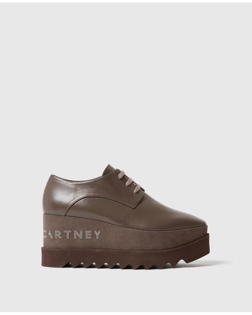 Stella McCartney Brown Elyse Platform Shoes