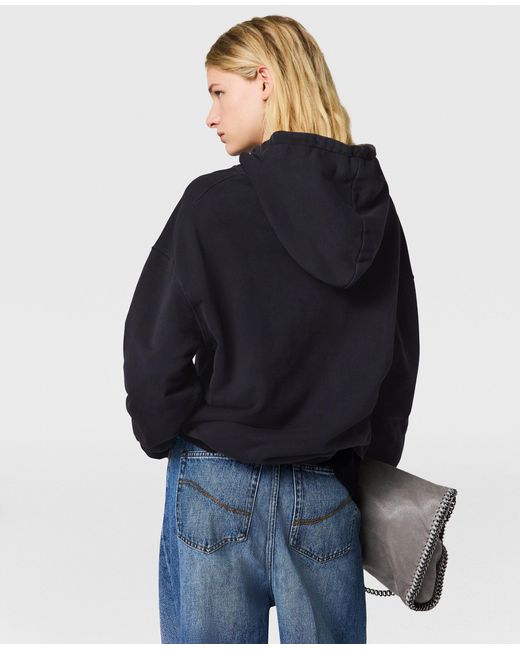 Stella McCartney Blue Mother Lover Boyfriend Hoodie