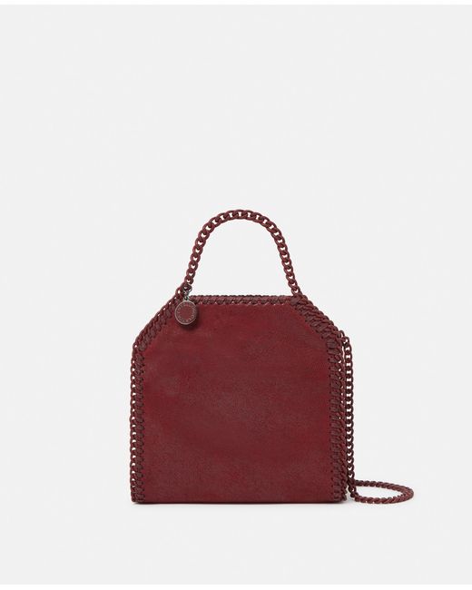Stella McCartney Red Falabella Tiny Airlite Tote Bag