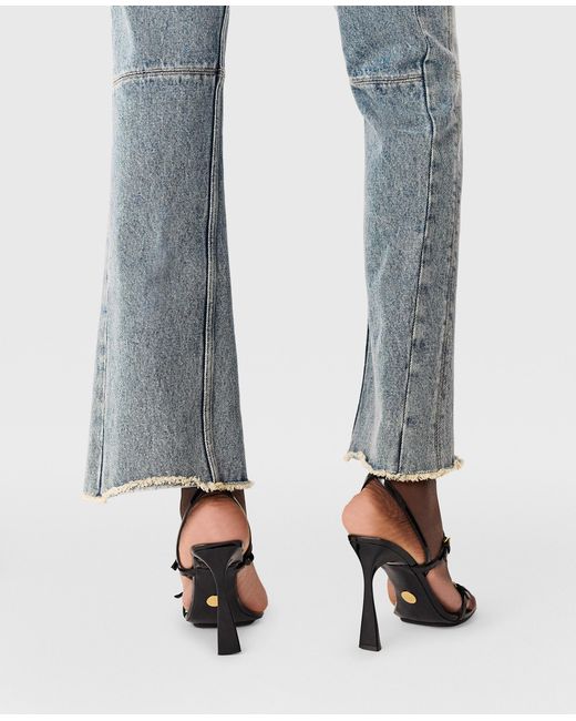 Stella McCartney White Elsa Patent Heeled Sandals