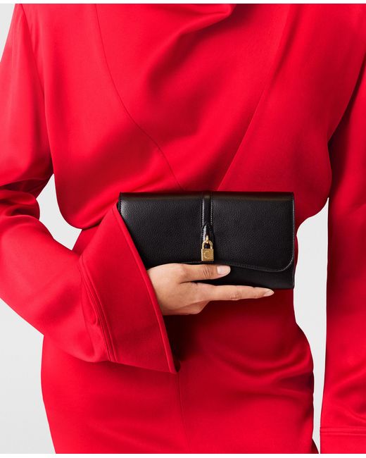 Stella McCartney Black Ryder Flap Crossbody Bag