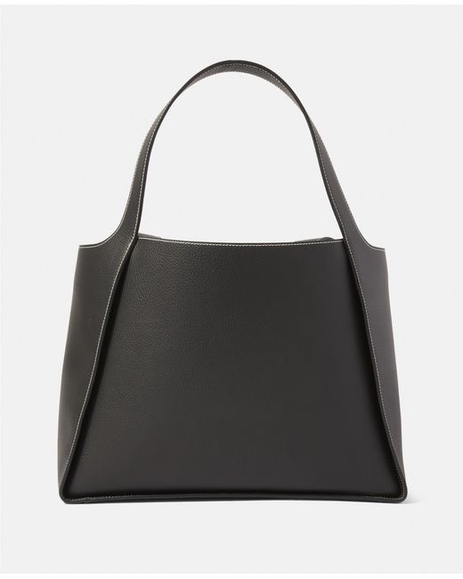 Stella McCartney Black Logo Large Tote Bag