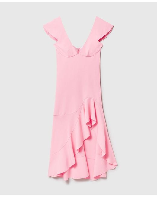 Stella McCartney Pink Frill Trim Dress