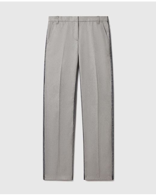 Stella McCartney Gray Hybrid Tailored Trouser Jeans