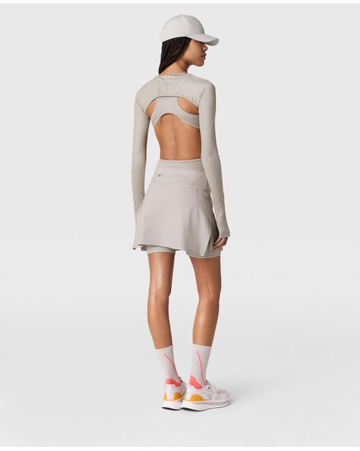 Stella McCartney White Truepurpose Skort, , Chalk Pearl/Signal