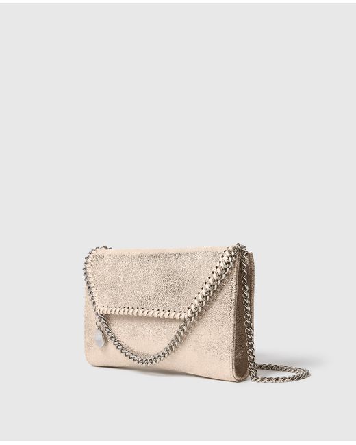 Stella McCartney Natural Falabella Wallet Crossbody Bag