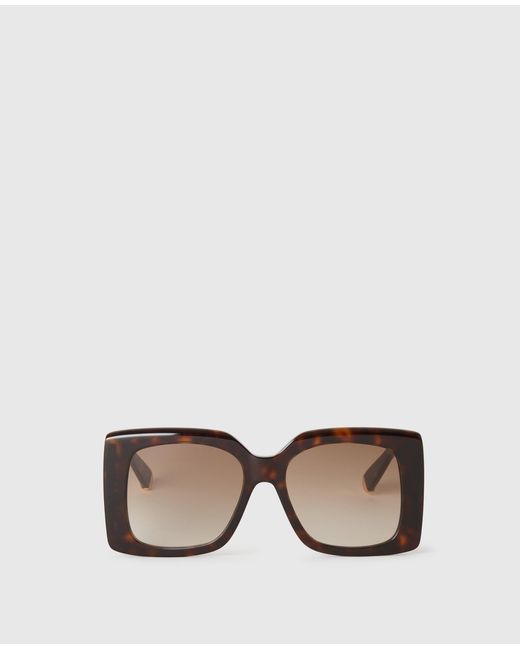Stella McCartney Multicolor Oversized Square Gradient Sunglasses, One Size