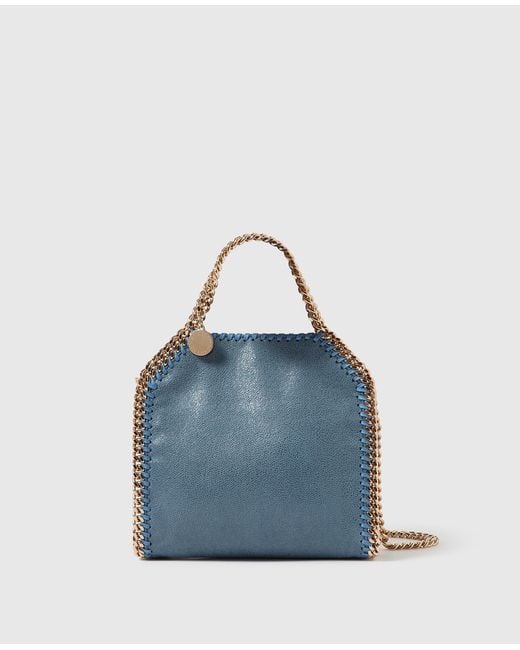 Stella McCartney Blue Falabella Tiny Tote Bag