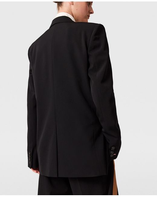 Stella McCartney Black Double-breasted Boyfriend Blazer