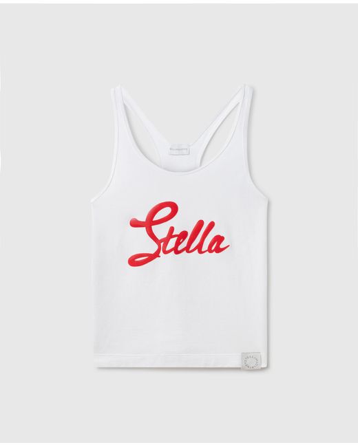 Stella McCartney White Stella Vintage Tank Top