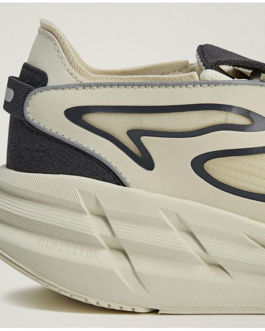 Stella McCartney White Futuristic Chunky Sole Sneakers By Adidas