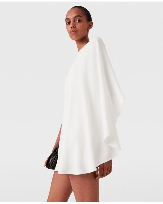 Stella McCartney White One-sleeve Mini Dress