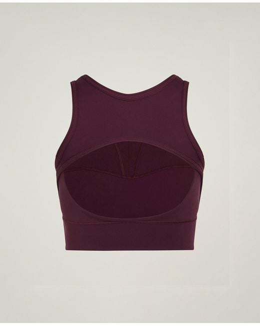 Stella McCartney Purple Adidas By Training Crop Top