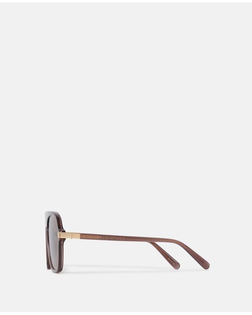 Stella McCartney Multicolor Straight-Edge Sunglasses, One Size