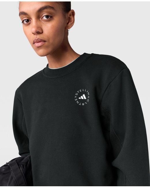 Stella McCartney Black Truelife Crewneck Sweatshirt