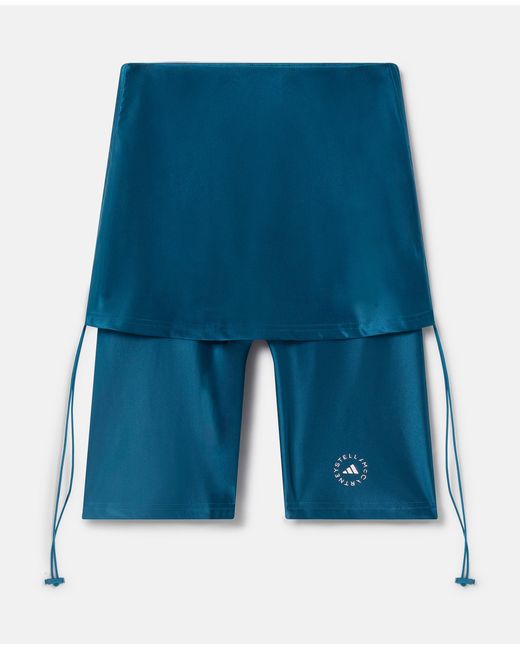 Stella McCartney Blue Truepurpose Rolltop Shorts