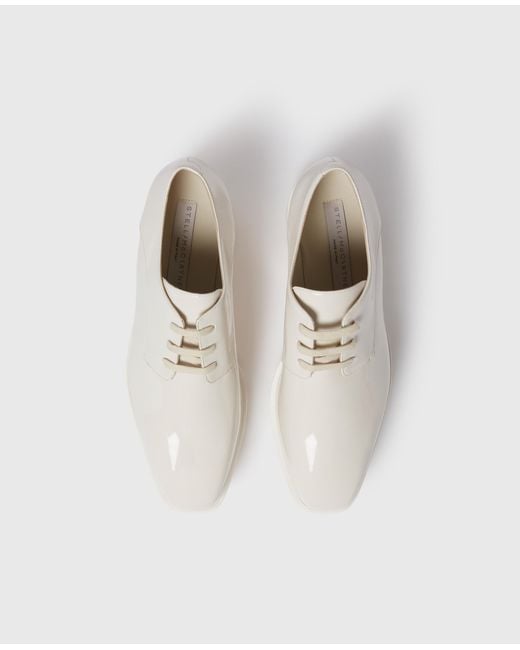 Stella McCartney White Limited Edition Elyse Monochrome Platforms