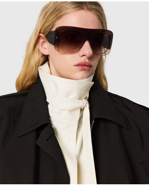 Stella McCartney Black Washed Cotton Double-layer Jacket