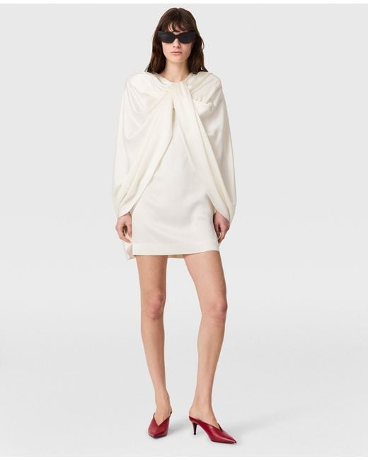 Stella McCartney White Cape Mini Dress