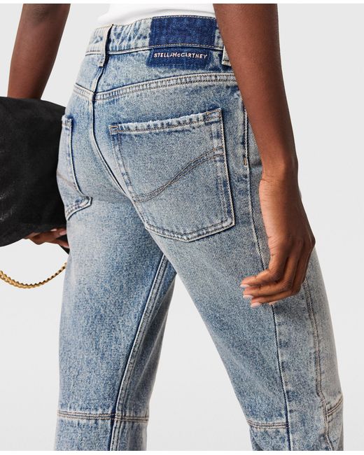 Stella McCartney Blue Vintage Wash Kick-Flare Jeans