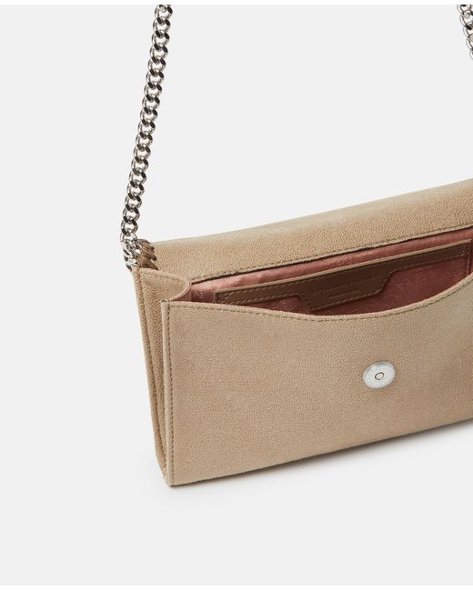 Stella McCartney Natural Falabella Wallet Crossbody Bag