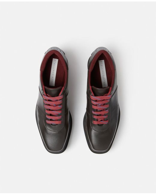 Stella McCartney Black Sneak-Elyse Platform Sneakers, , Ebony