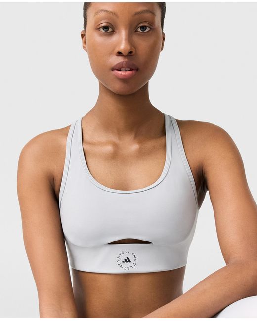 Stella McCartney Gray Truestrength Yoga Bra