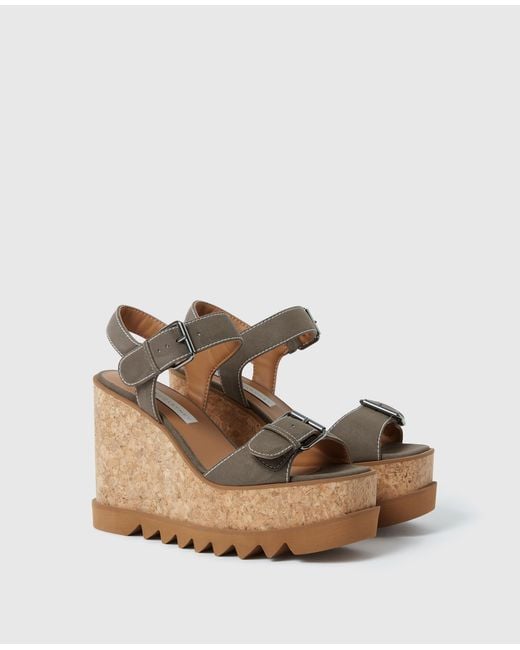Stella McCartney Natural Sneak-elyse Platform Sandals