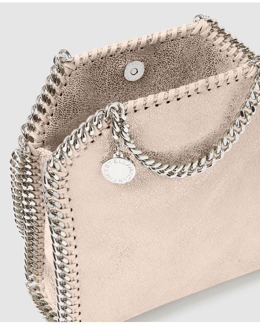Stella McCartney Natural Falabella Tiny Shoulder Bag