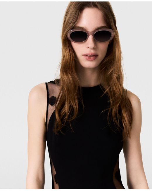 Stella McCartney Multicolor Logo Oval Sunglasses