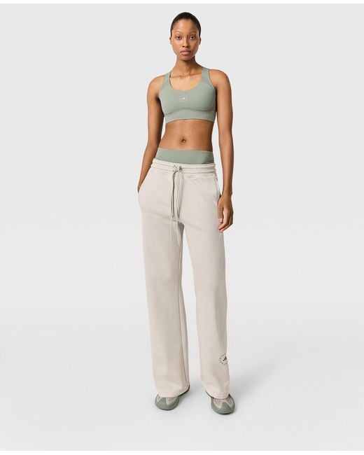 Stella McCartney Natural Logo Straight-Leg Joggers