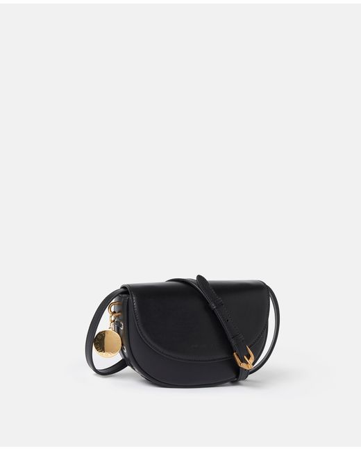 Stella McCartney Black Frayme Whipstitch Shoulder Bag