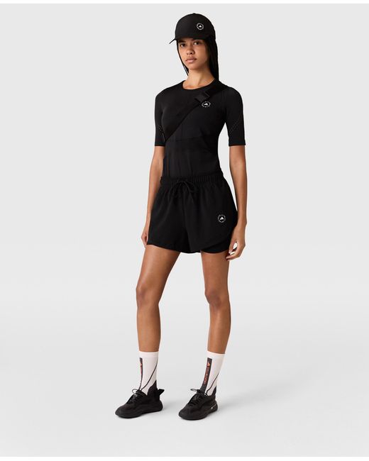 Stella McCartney Black Truepurpose 2-in-1 Training Shorts