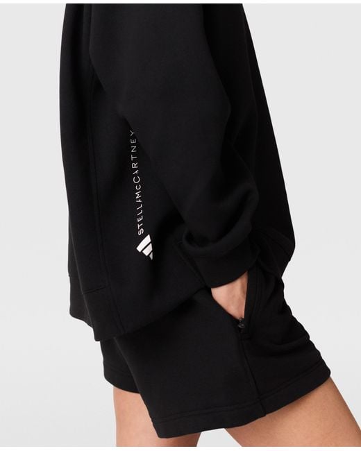 Stella McCartney Women's Black Truecasuals Oversized Sweatshirt