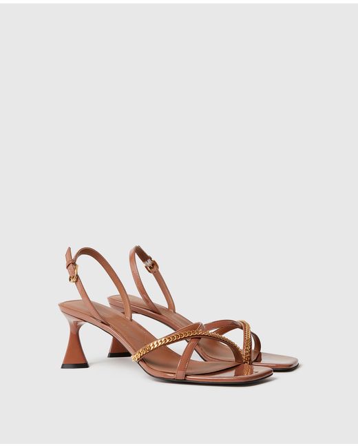 Stella McCartney Pink Elsa Patent Kitten Heels