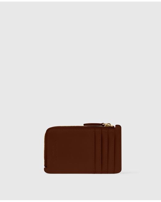 Stella McCartney Brown Ryder Zip Cardholder